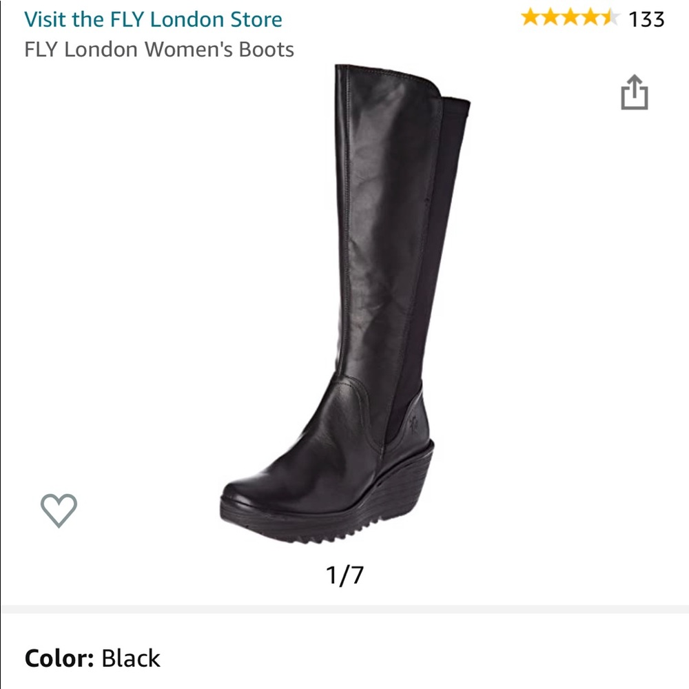 London fly tall boots